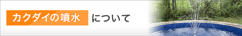 カクダイの噴水について