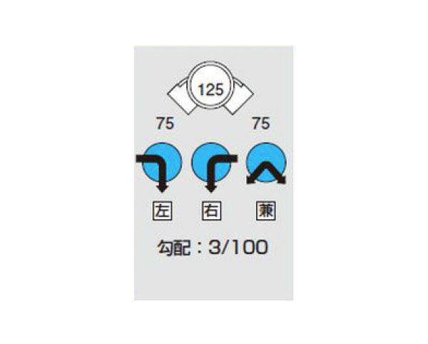 M-90L曲り(φ125) M-90L75-125 | 配管部品の通販店のダンドリープロ