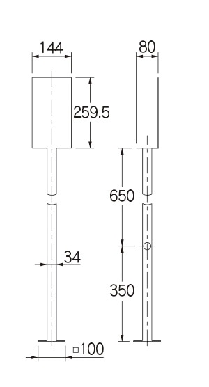 kAKUDAI 511-6033チャンネルユニット用スタンド