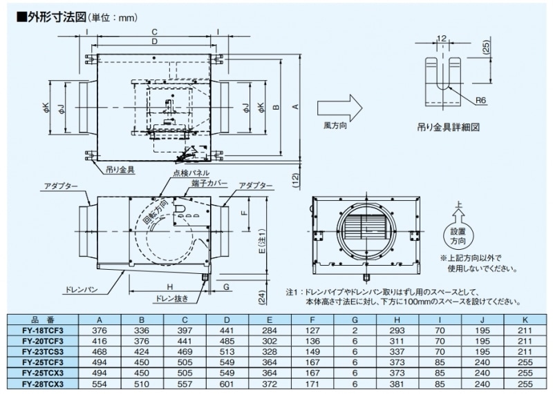 ダクト用送風機器 FY | 配管部品の通販店のダンドリープロ