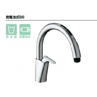 キッチン用タッチレス水栓ナビッシュ JF-NAB464SYX(JW) | 配管部品の