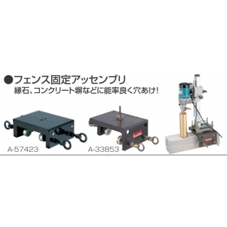 マキタ ダイヤコアビットようフェンス固定アッセンブリ おさまっ